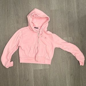 brandy/john galt crystal hoodie in bubblegum